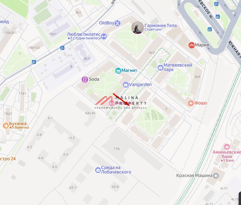 Продажа коммерческого помещения в новом доме