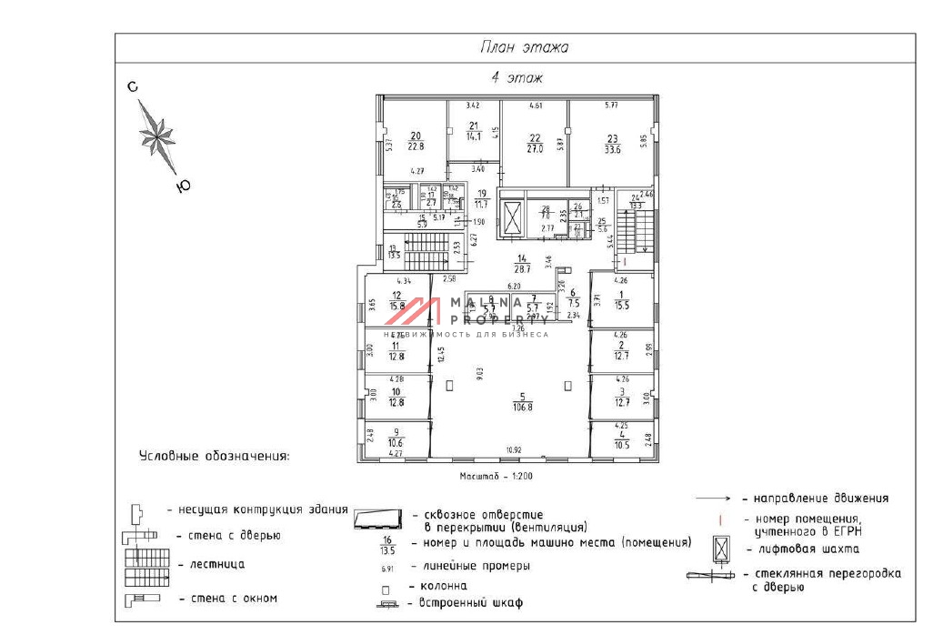 Аренда офиса в БЦ "OST House"