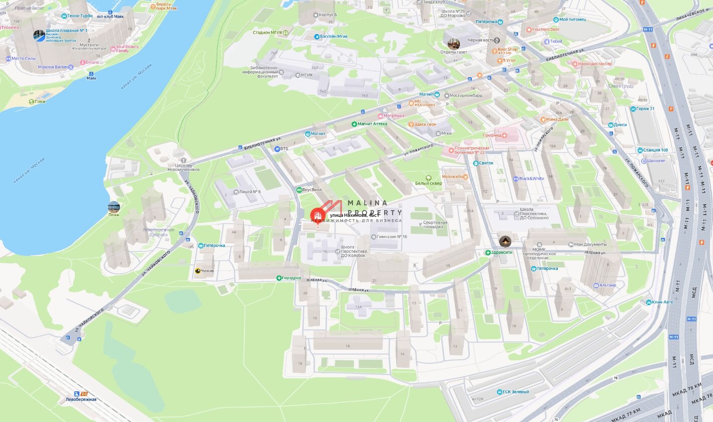 Продажа торгового здания с арендаторами в Химках 