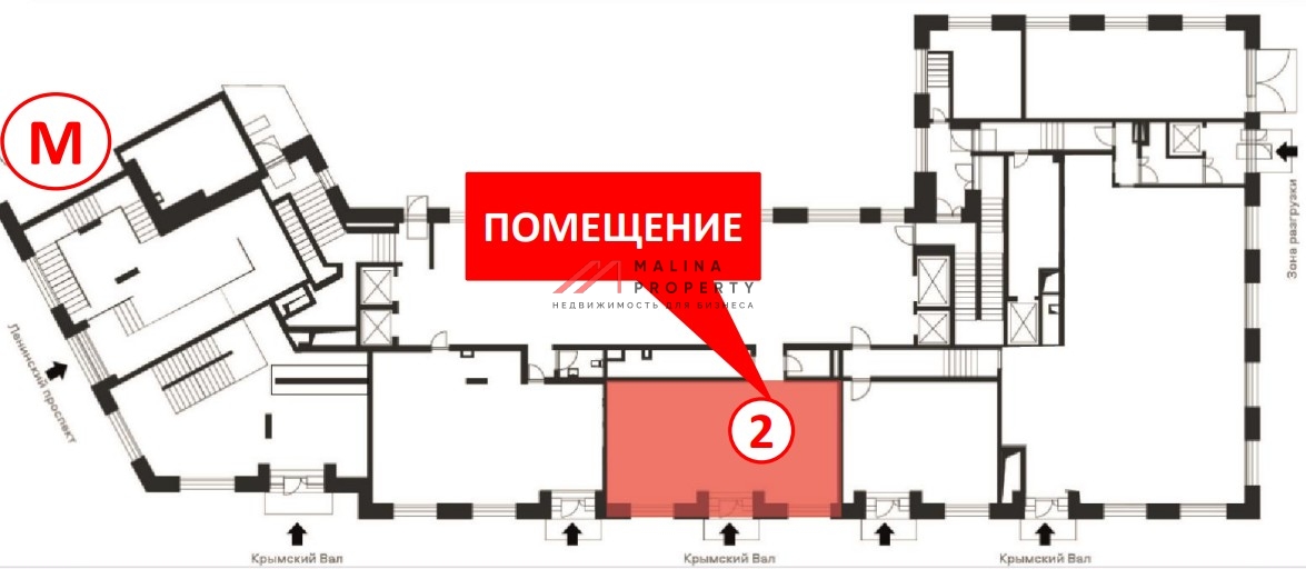 Аренда коммерческого помещения в комплексе CULT