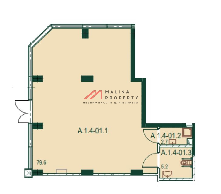 Продажа коммерческого помещения в ЖК "Аура"