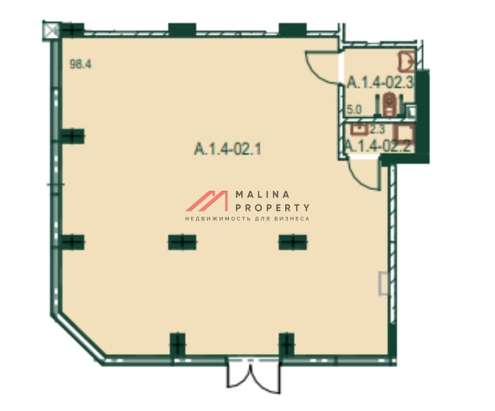 Продажа коммерческого помещения в ЖК "Мангазея на Тульской"