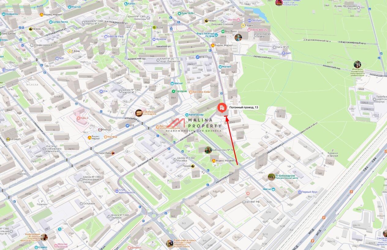 Аренда торгового помещения в новом доме 