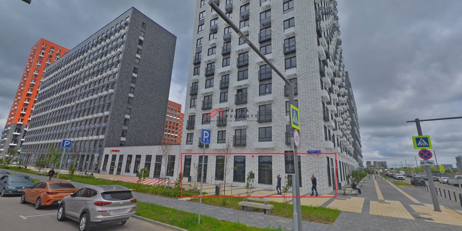 Аренда углового помещения в ЖК "Саларьево парк"