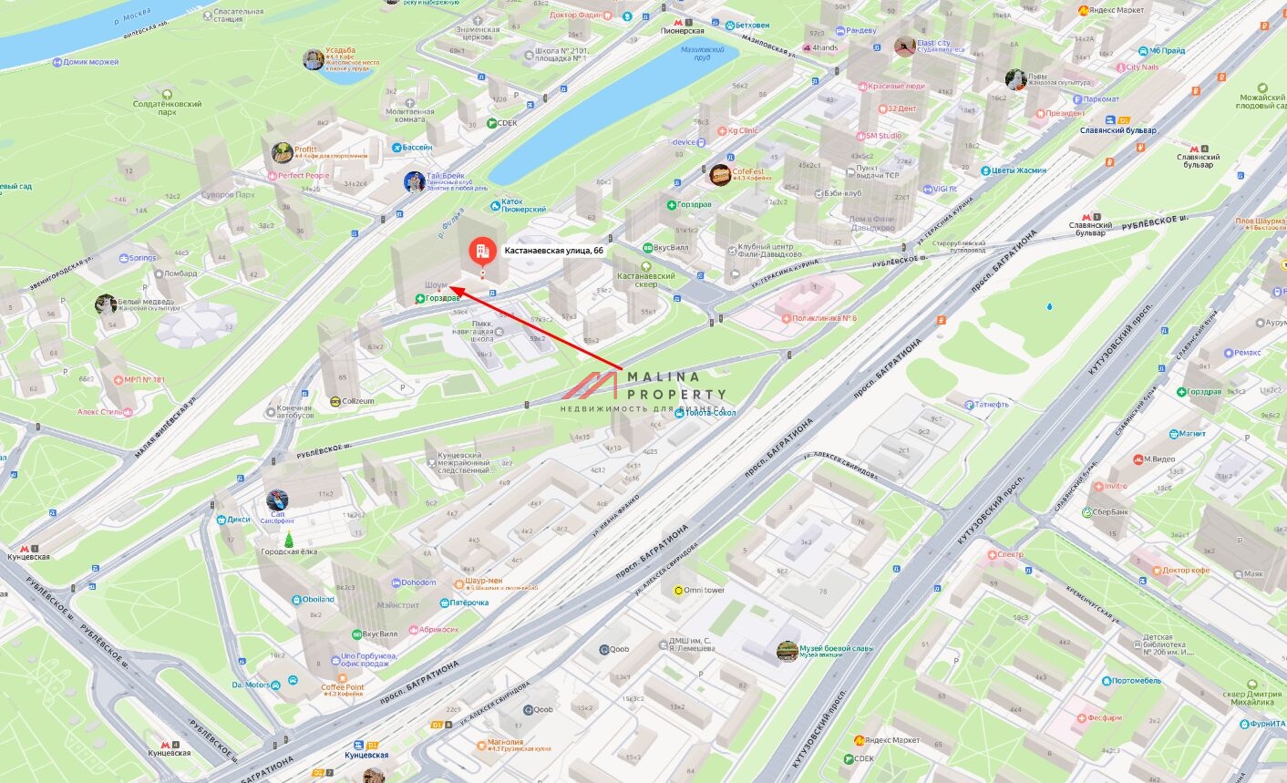 Аренда торгового помещения в новостройке 