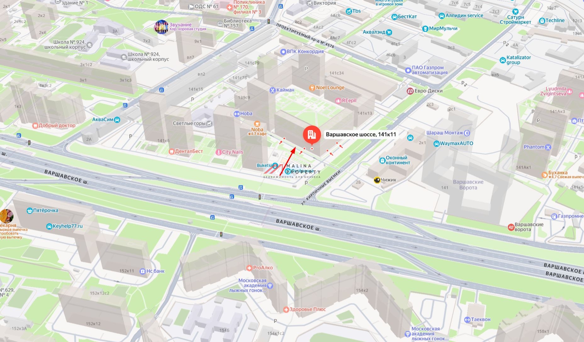 Аренда торгового помещения на Варшавском шоссе