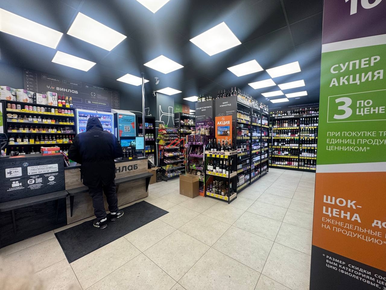 Продажа помещения в Филях с арендатором "Винлаб"