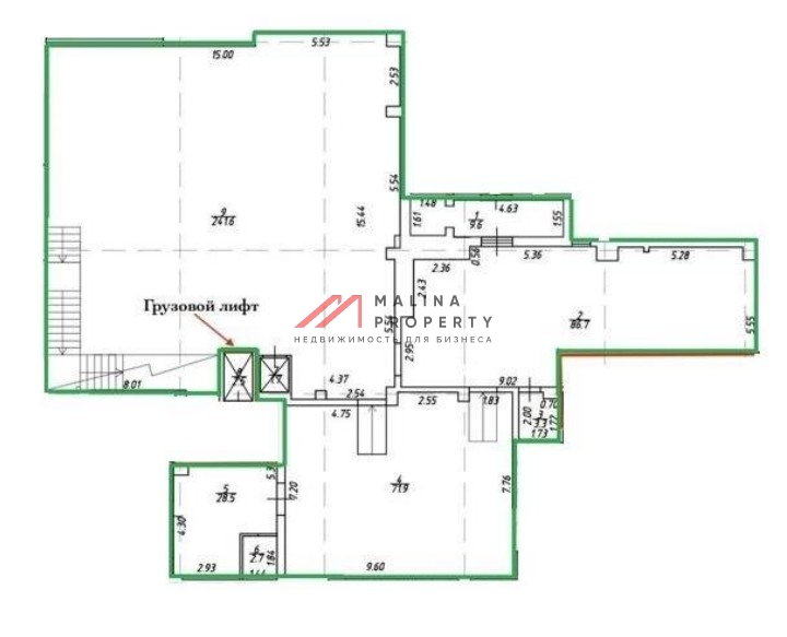 Продажа торгового помещения арендатором "Ozon fresh"