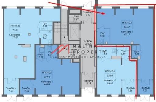 Продажа торгового помещения в ЖК «Середневский лес»