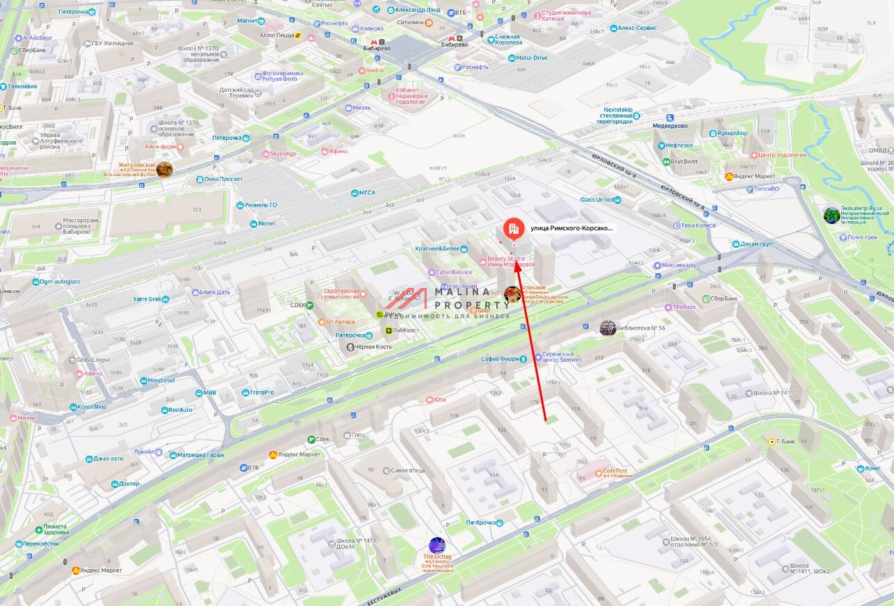 Аренда торгового помещения в здании паркинга 