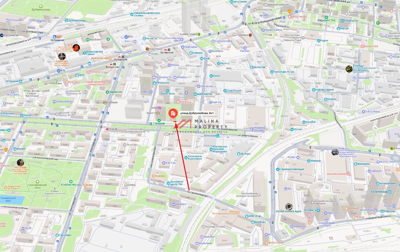 Аренда помещения на 1-й линии в ЖК Руставели