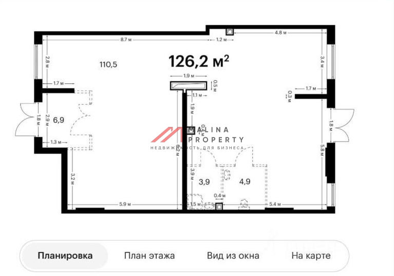Аренда помещения на 1-й линии в ЖК Руставели