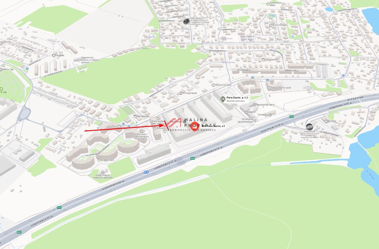 Продажа помещения с арендатором Магнит в ЖК "Riga Hills"