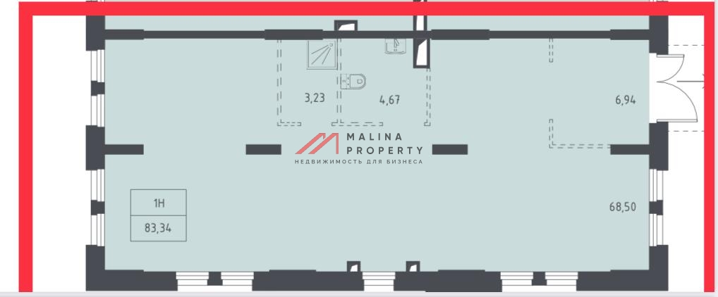 Продажа торгового помещения в ЖК "Горки парк" 