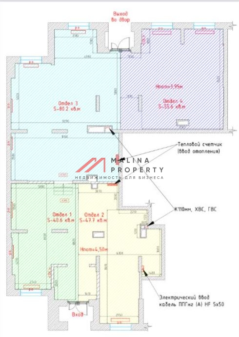 Аренда торгового помещения в ЖК «Parkside»