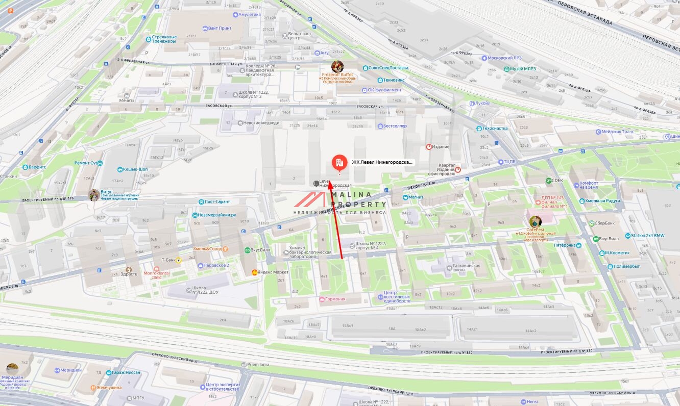 Продажа торгового помещения в ЖК "Level Нижегородская"