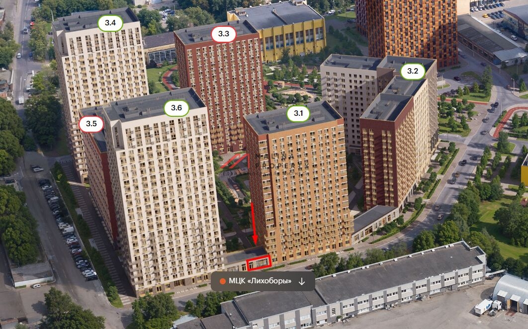 Аренда торгового помещения в ЖК "Большая Академическая 85"