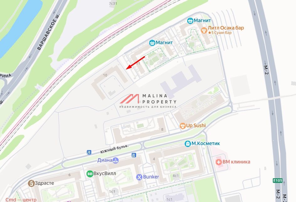 Аренда помещения в жилом комплексе Битца