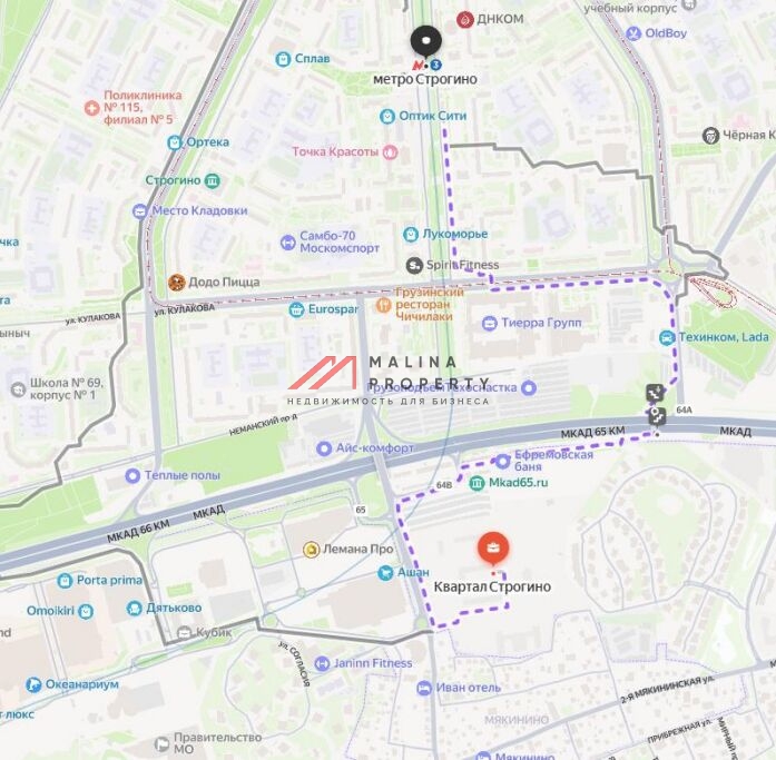 Продажа торгового помещения в ЖК "Квартал Строгино"