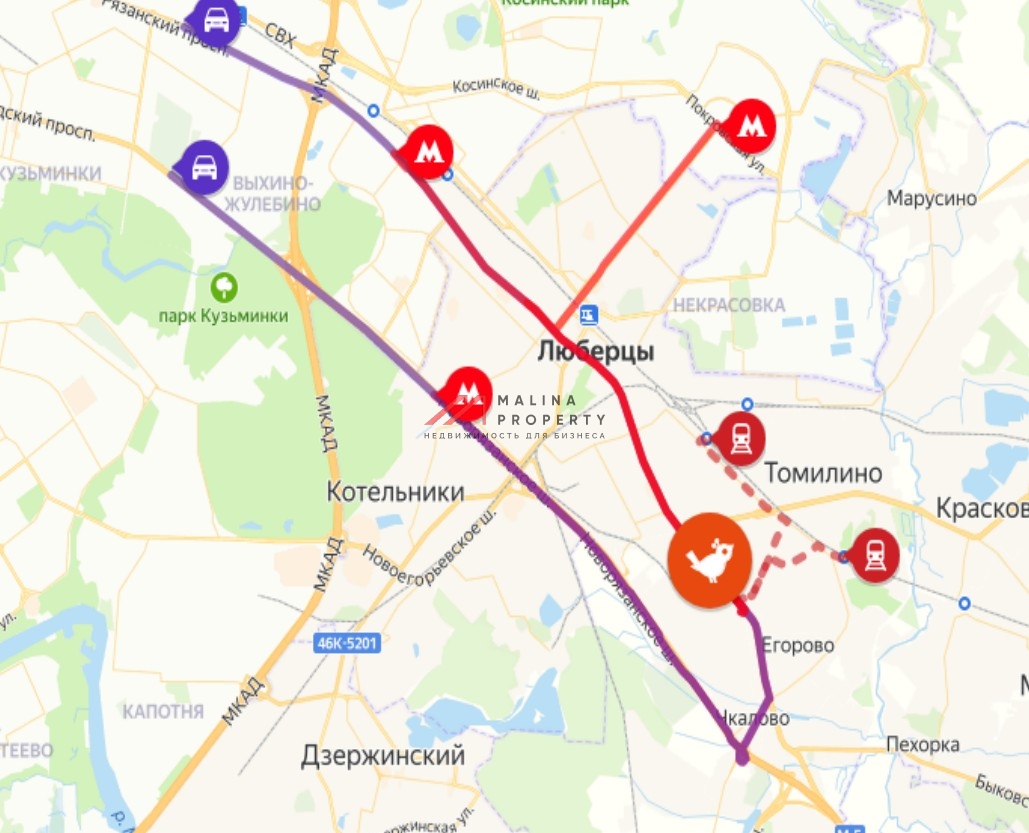 Продажа коммерческого помещения  в Новотомилино