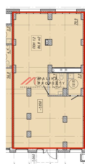 Продажа помещения в жилом комплексе Южная Битца