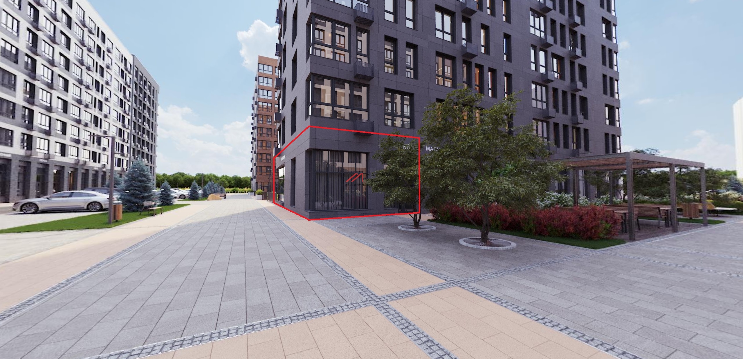 Продажа углового помещения с аптекой Горздрав в ЖК "Родные кварталы"