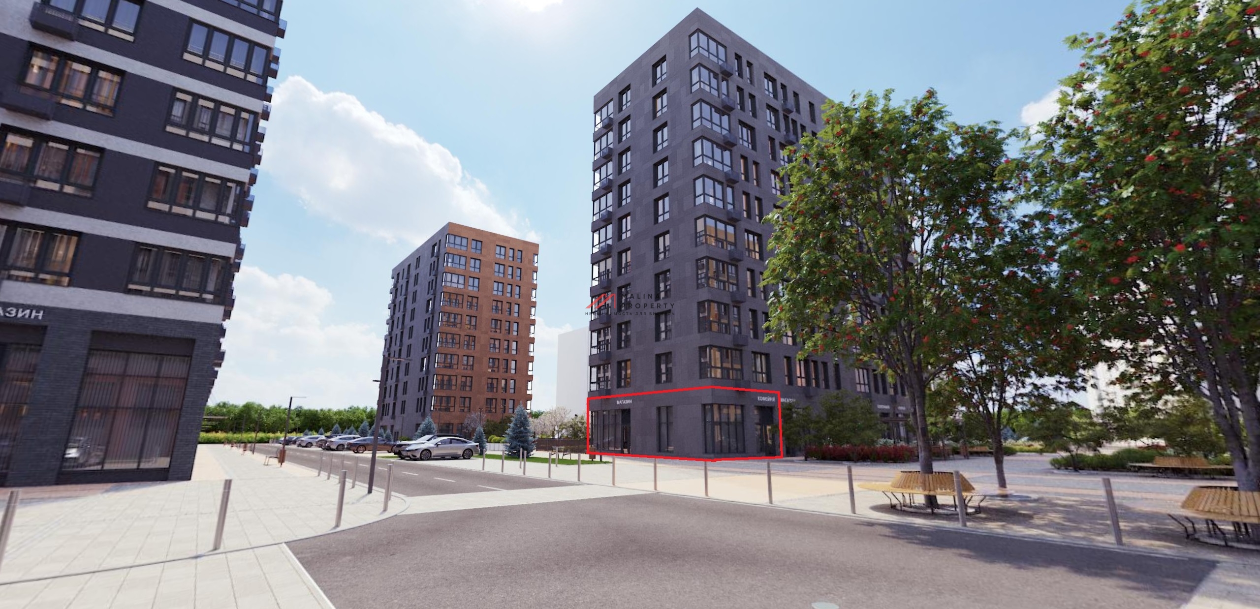 Продажа углового помещения с аптекой Горздрав в ЖК "Родные кварталы"