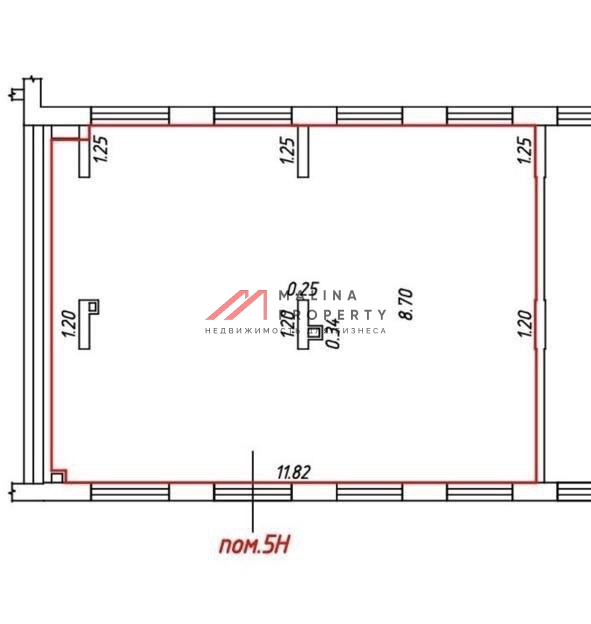 Аренда нежилого помещения в новостройке