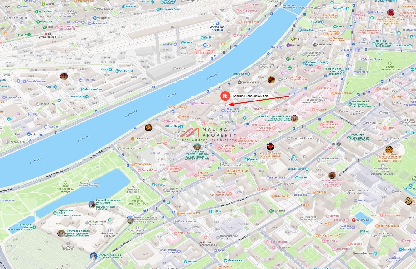 Продажа здания на Саввинской Набережной 