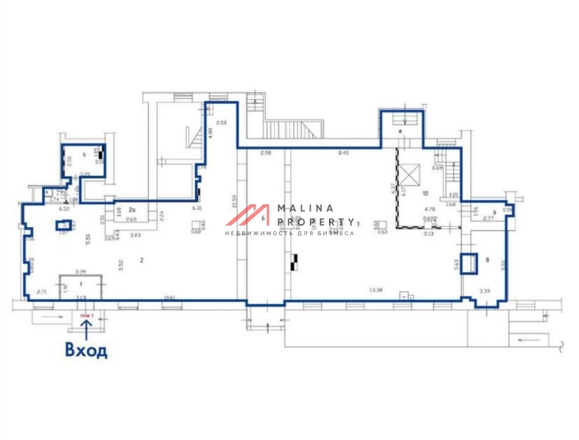 Торговое помещение с супермаркетом Пятёрочка