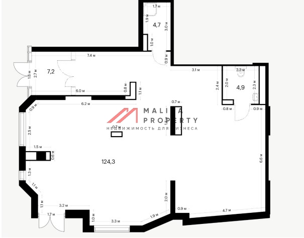 Продажа торгового помещения с арендатором Магнит 