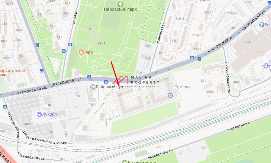 Продажа торгового помещения в новом доме в Перово