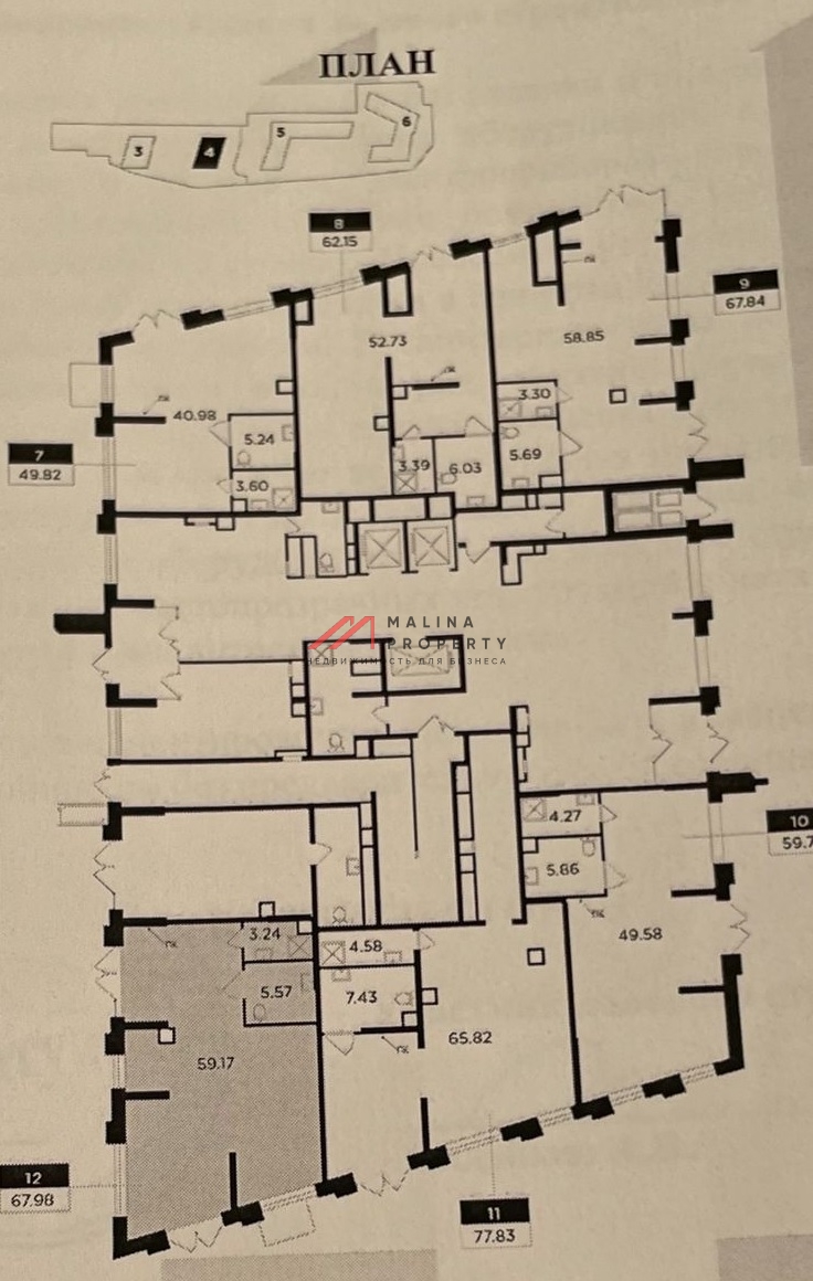 Продажа торгового помещения в ЖК Кутузов Град 2