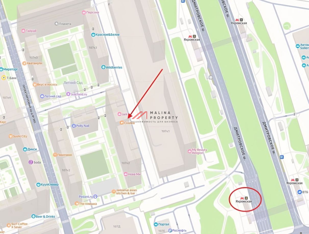 Аренда торгового помещения в ЖК "Летний Сад"