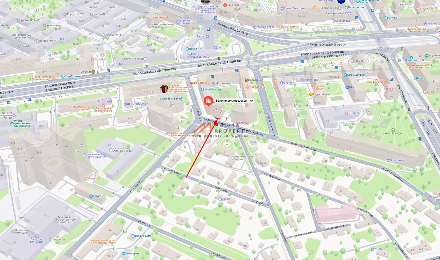 Аренда торгового помещения на Волоколамском шоссе 