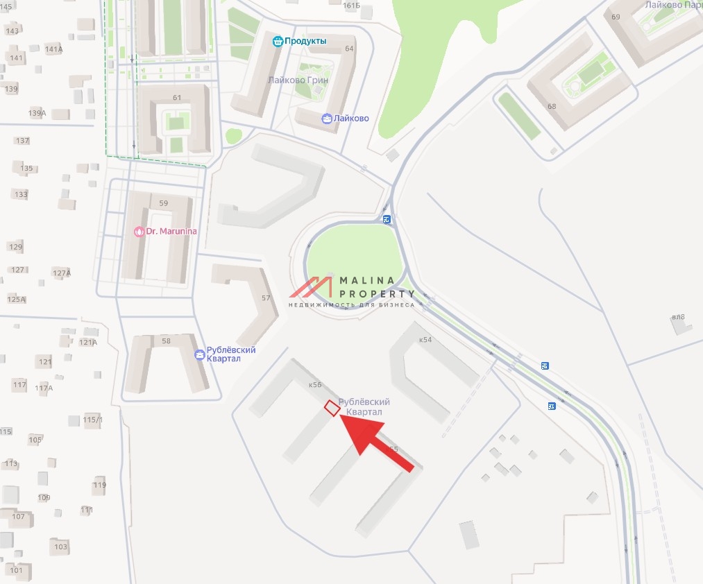 Продажа помещения в жк Рублевский квартал