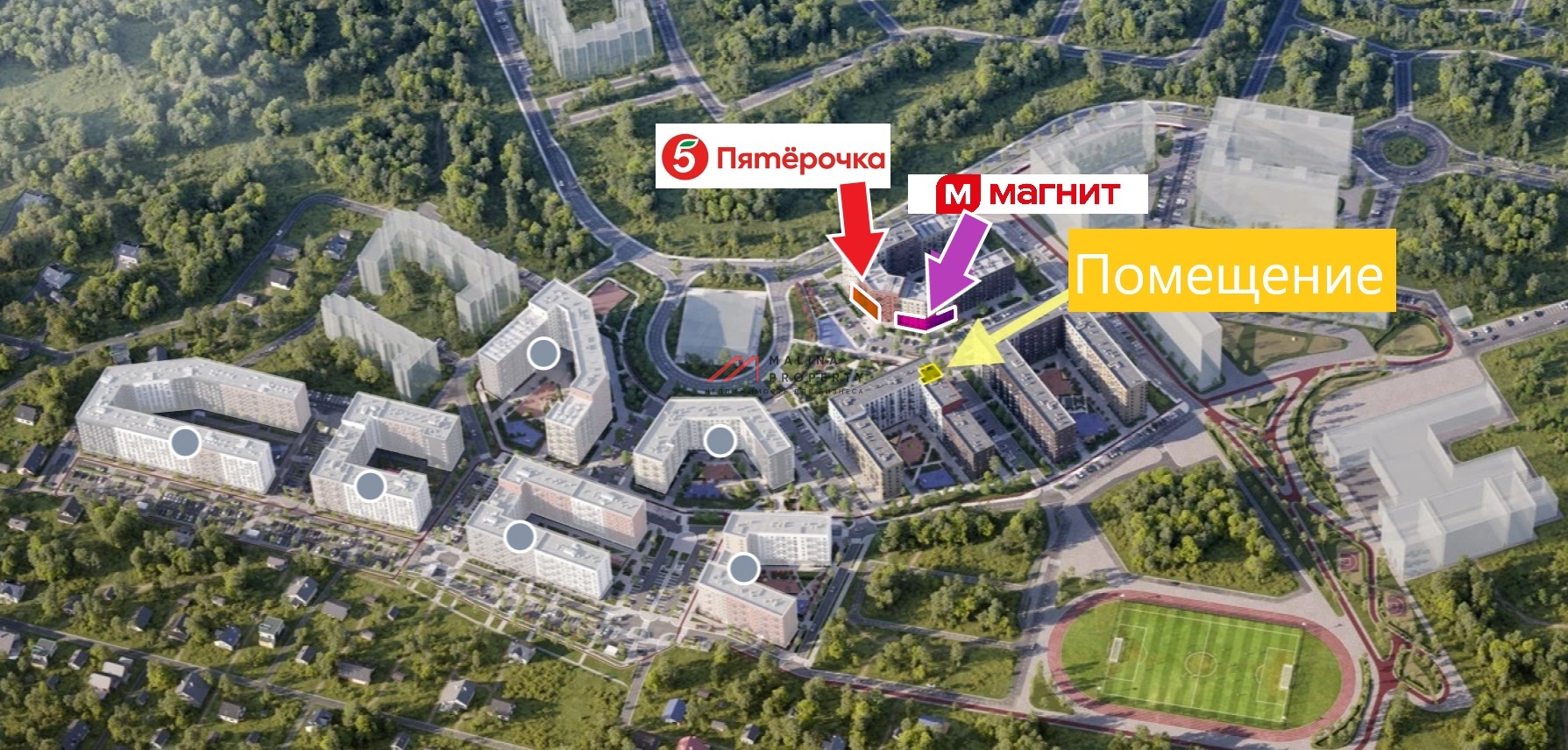 Продажа помещения в жк Рублевский квартал