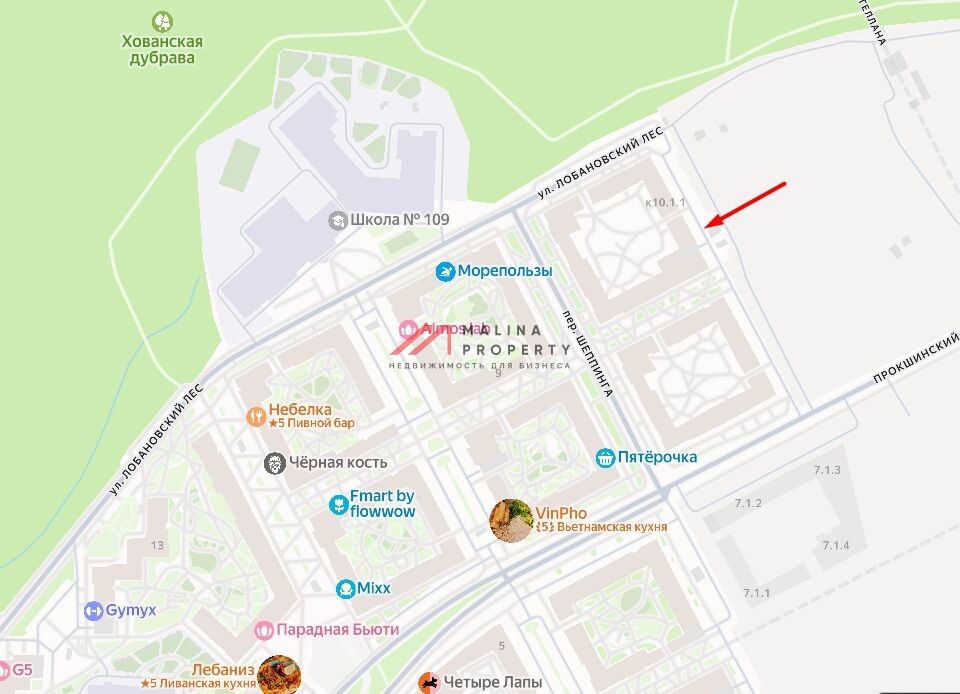 Продажа коммерческого помещения в ЖК Прокшино