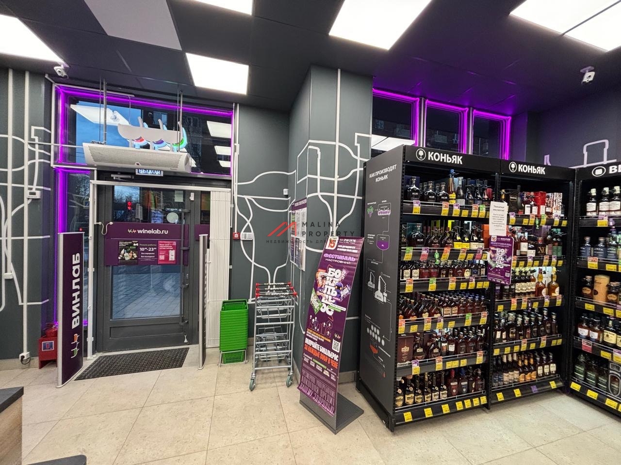 Продажа торгового помещения с арендатором Винлаб