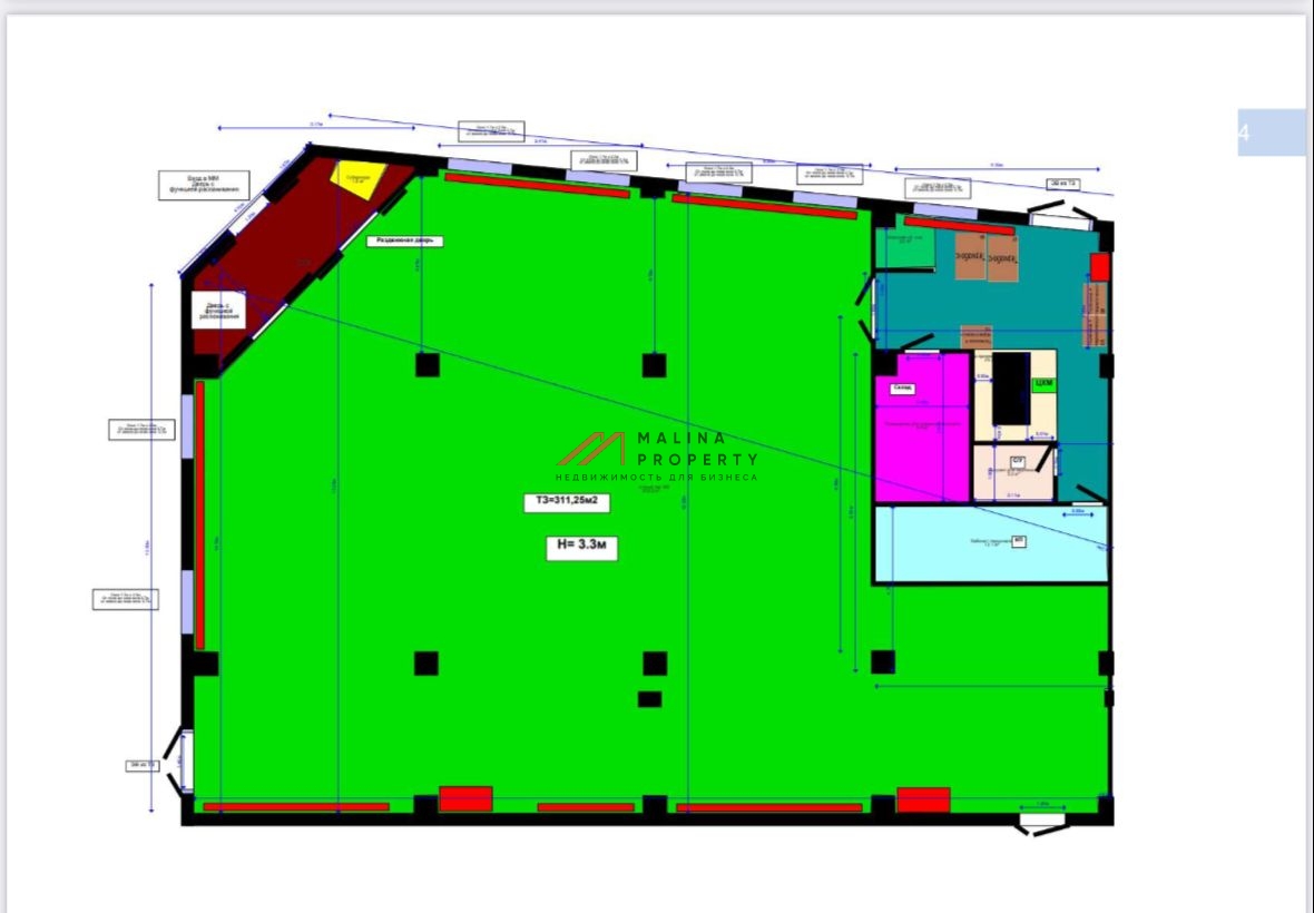 Аренда торгового помещения в ЖК Мой адрес Вертолетчиков