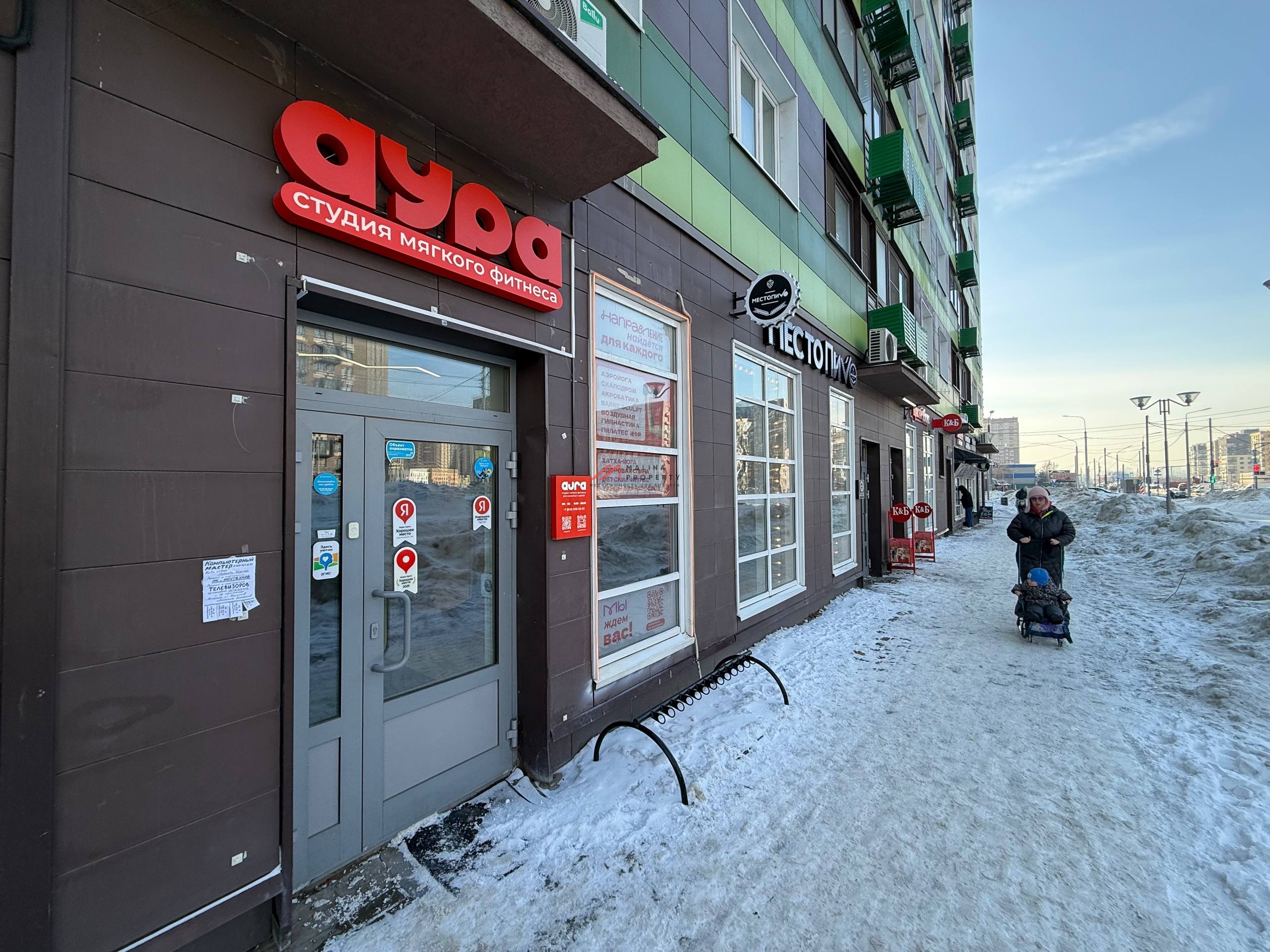 Продажа помещения с арендатором фитнес клуб Aura