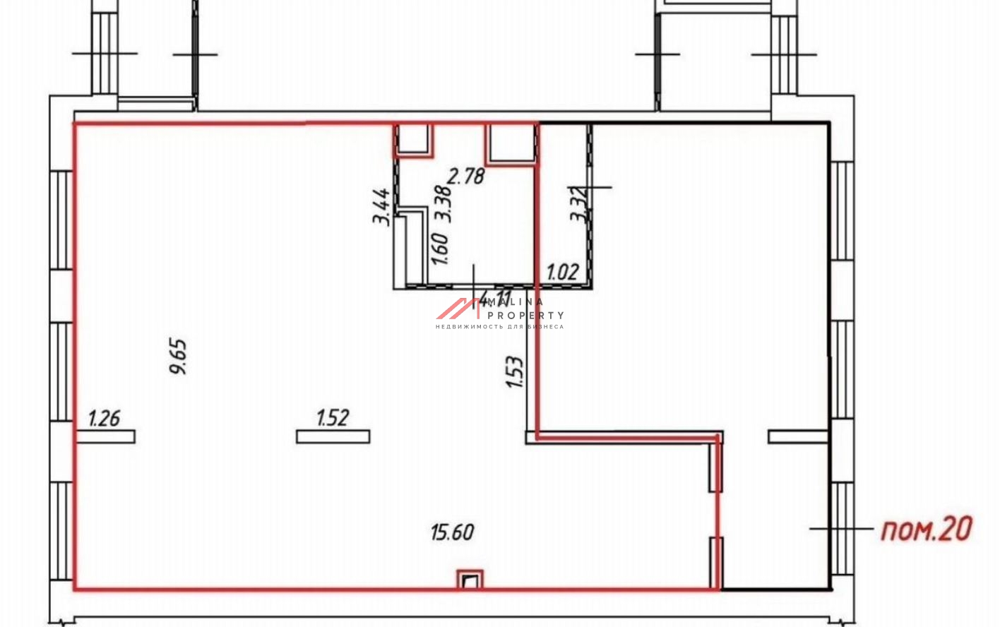 Аренда торгового помещения в ЖК «Green park»