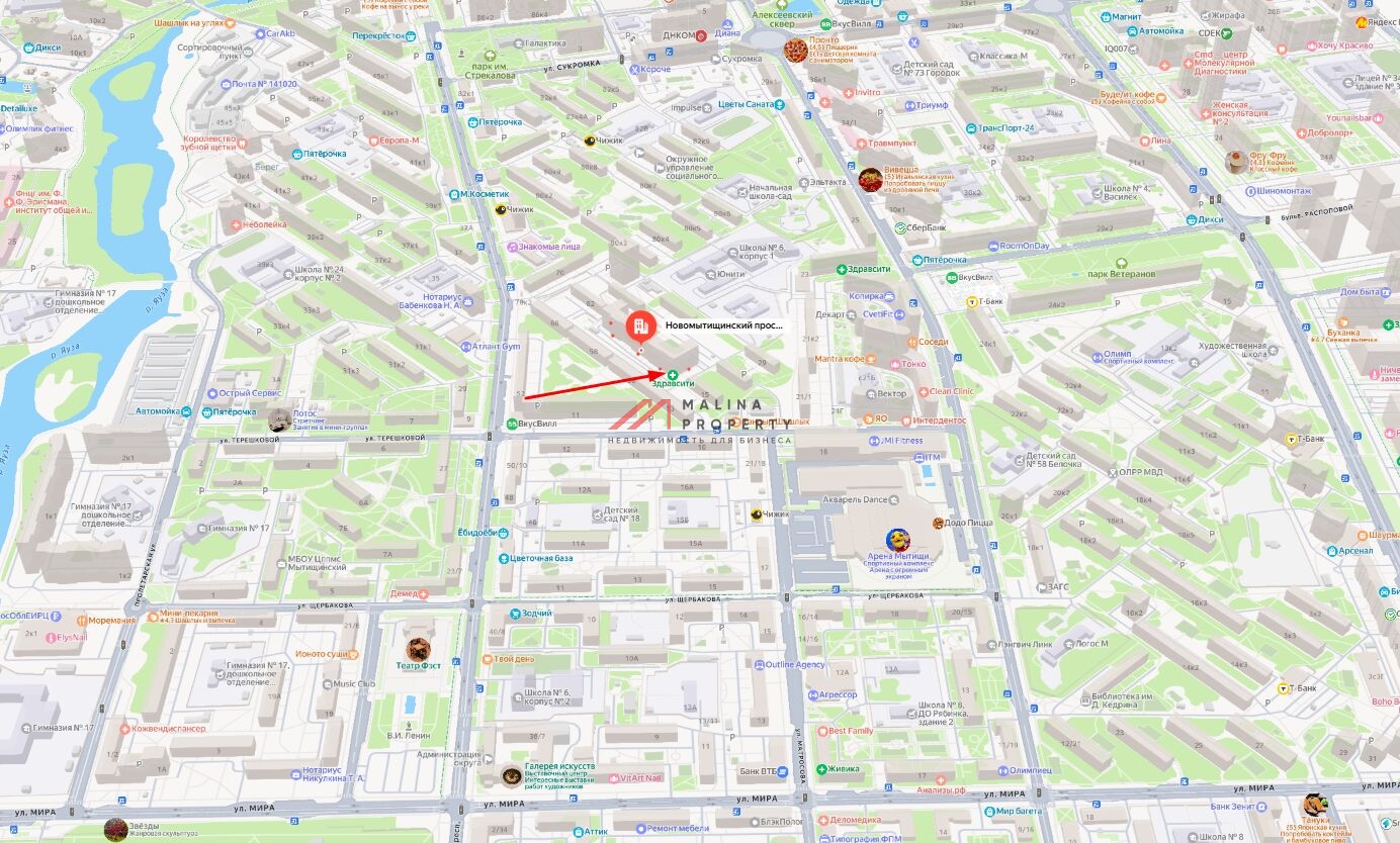 Аренда торгового помещения в ЖК "Атлантис" 