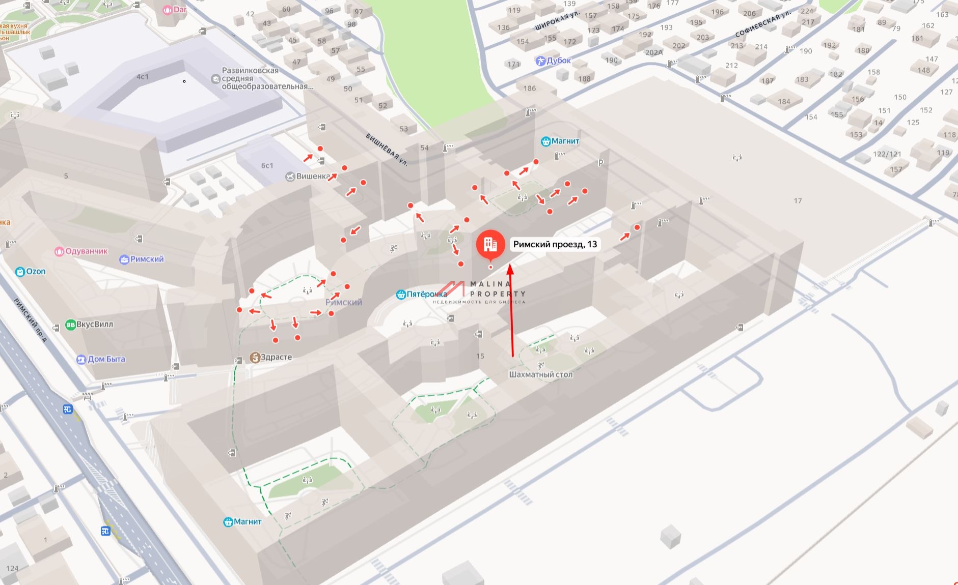 Продажа торгового помещения с арендатором в ЖК "Римский"