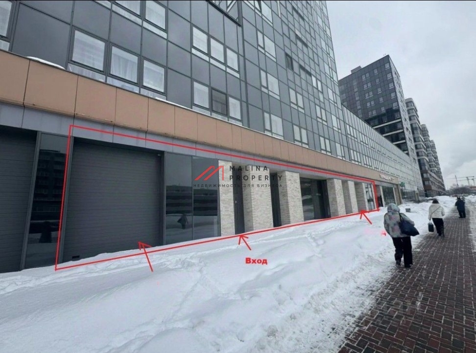 Аренда торгового помещения в жилом комплексе Символ