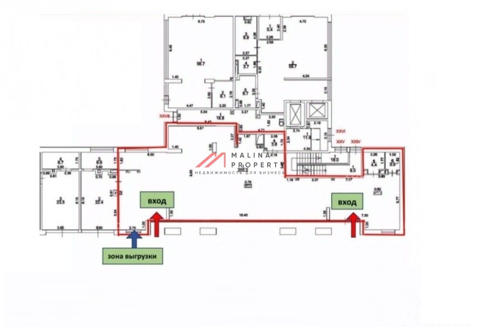 Аренда торгового помещения в жилом комплексе Символ
