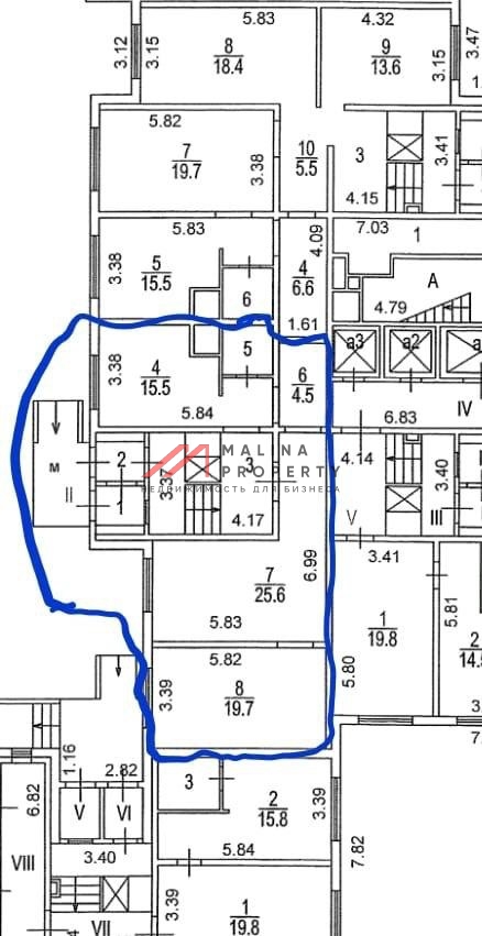 Продажа нежилого помещения в районе м. Пражская