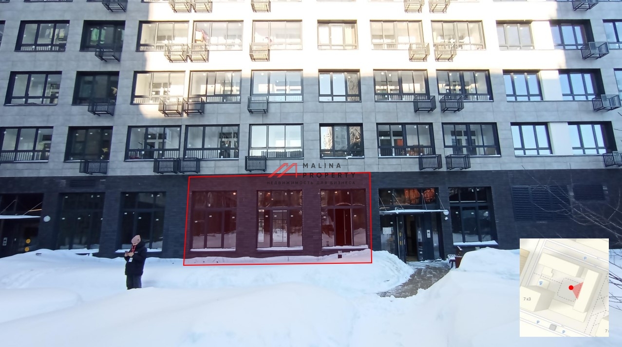 Аренда торгового помещения в ЖК "Бунинские кварталы" 