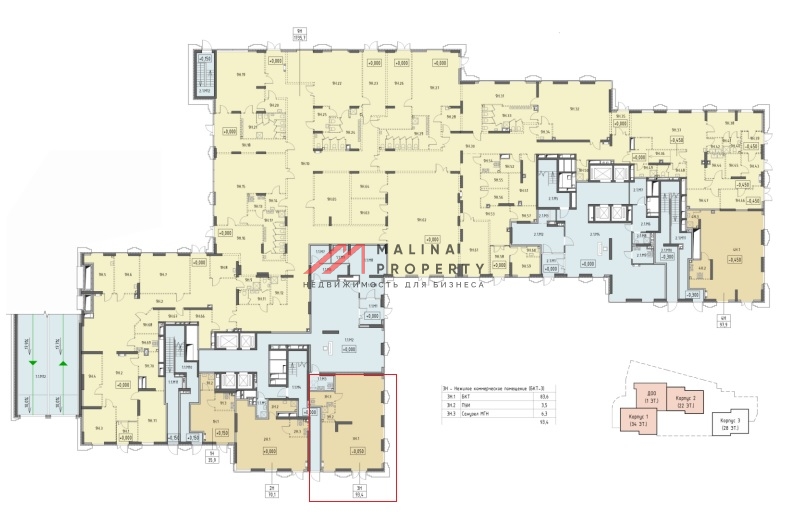 Продажа торгового помещения в ЖК "Тwelve"