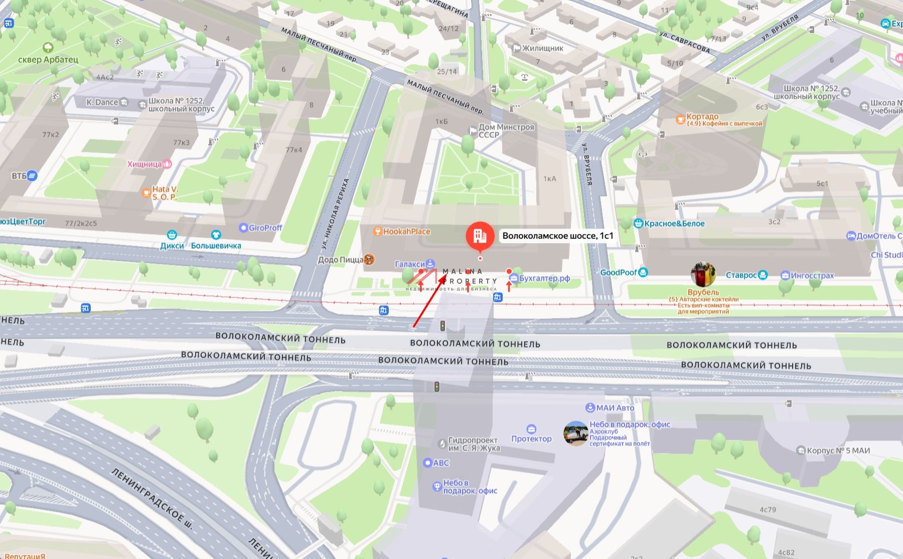 Продажа торгового помещения у м. Сокол